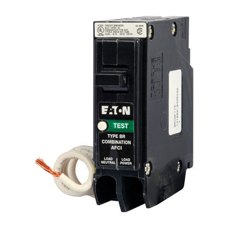 EATON Circuit Breaker, BR Series 20A, 1 Pole, 120V AC BRCAF120CS